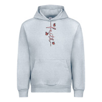 Heather Grey faith cross Urban Hoodie - MaliasSmallBusiness