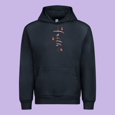 Faith Cross Urban Hoodie Designed By Maliassmallbusiness