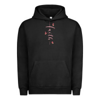 Pigment Black faith cross Urban Hoodie - MaliasSmallBusiness
