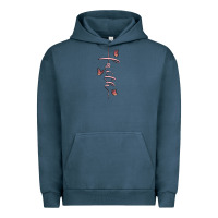 Pigment Midnight Navy faith cross Urban Hoodie - MaliasSmallBusiness