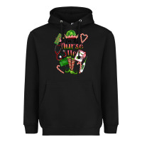 Black im the nurse elf Heavyweight Hoodie - FaDigitalArtStudio