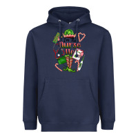 Navy im the nurse elf Heavyweight Hoodie - FaDigitalArtStudio