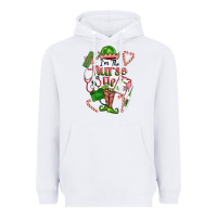 White im the nurse elf Heavyweight Hoodie - FaDigitalArtStudio