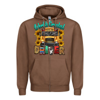 Chestnut worlds greatest school bus driver Zipper Hoodie - texasbilliewilder