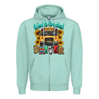 Seafoam worlds greatest school bus driver Zipper Hoodie - texasbilliewilder