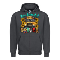 Smoke worlds greatest school bus driver Zipper Hoodie - texasbilliewilder
