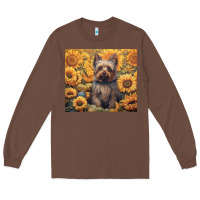 Chestnut yorkshire terrier Long Sleeve Tee - Unal Design