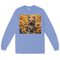 Colony Blue yorkshire terrier Long Sleeve Tee - Unal Design
