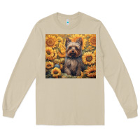 Mushroom yorkshire terrier Long Sleeve Tee - Unal Design