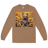 Toasted Coconut yorkshire terrier Long Sleeve Tee - Unal Design
