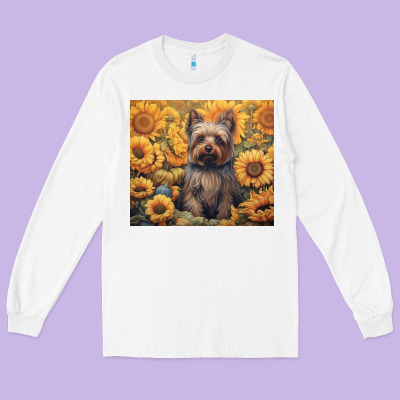 Long Sleeve Tee yorkshire terrier