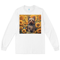 White yorkshire terrier Long Sleeve Tee - Unal Design