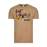 Vintage Coffee best mom ever with cow Vintage Tee - Artiststas