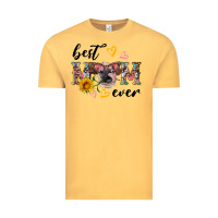 Vintage Mustard best mom ever with cow Vintage Tee - Artiststas