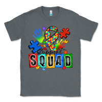 Charcoal Heather support squad autism Classic Tee - Zillion Design Studio