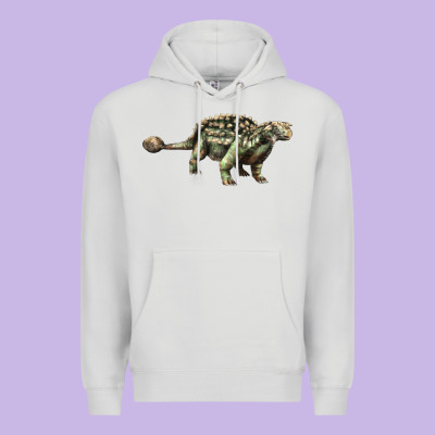 Ankylosaurus T-rex Premium Hoodie Designed By Lillyallendesigns