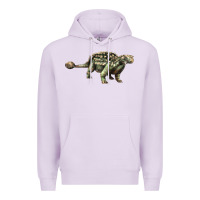 Lilac Ankylosaurus T-Rex Premium Hoodie - LillyAllenDesigns