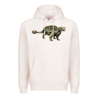 Pale Pink Ankylosaurus T-Rex Premium Hoodie - LillyAllenDesigns