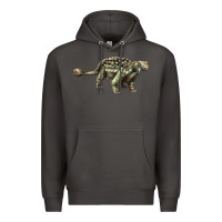 Smoke Ankylosaurus T-Rex Premium Hoodie - LillyAllenDesigns