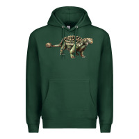 Sports Green Ankylosaurus T-Rex Premium Hoodie - LillyAllenDesigns