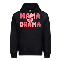 Black mama of drama girl mom Urban Hoodie - MaliasSmallBusiness