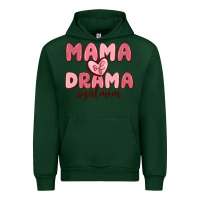 Forest Green mama of drama girl mom Urban Hoodie - MaliasSmallBusiness