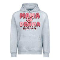 Heather Grey mama of drama girl mom Urban Hoodie - MaliasSmallBusiness