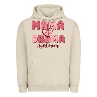 Pigment French Oak mama of drama girl mom Urban Hoodie - MaliasSmallBusiness