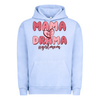 Pigment Grape Ice mama of drama girl mom Urban Hoodie - MaliasSmallBusiness