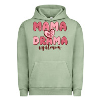 Pigment Oil Green mama of drama girl mom Urban Hoodie - MaliasSmallBusiness