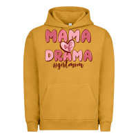 Pigment Peanut Butter mama of drama girl mom Urban Hoodie - MaliasSmallBusiness
