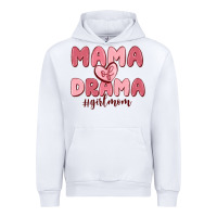 White mama of drama girl mom Urban Hoodie - MaliasSmallBusiness