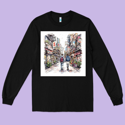Long Sleeve Tee Japan Street