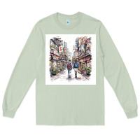 Matcha Japan Street Long Sleeve Tee - Unal Design