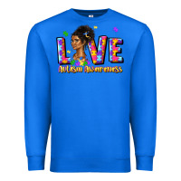 True Royal love autism awareness Premium Sweatshirt - JahusDesignShop