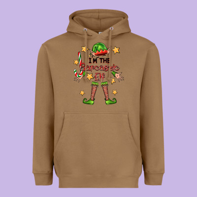 Im The Sarcastic Elf Heavyweight Hoodie Designed By Fadigitalartstudio