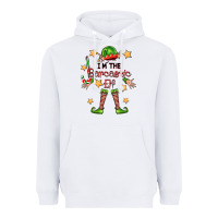 White im the sarcastic elf Heavyweight Hoodie - FaDigitalArtStudio