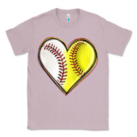 Lilac baseball and softball heart Classic Tee - texasbilliewilder