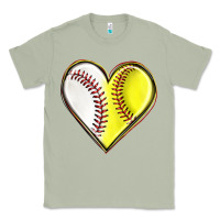 Matcha baseball and softball heart Classic Tee - texasbilliewilder