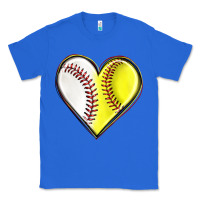 True Royal baseball and softball heart Classic Tee - texasbilliewilder
