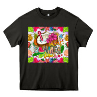 Asphalt summer time Heavy Core Tee - CowhideDigitalArt
