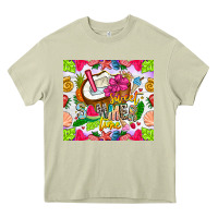 Mossy summer time Heavy Core Tee - CowhideDigitalArt