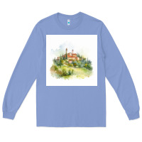 Colony Blue Italy Long Sleeve Tee - Unal Design