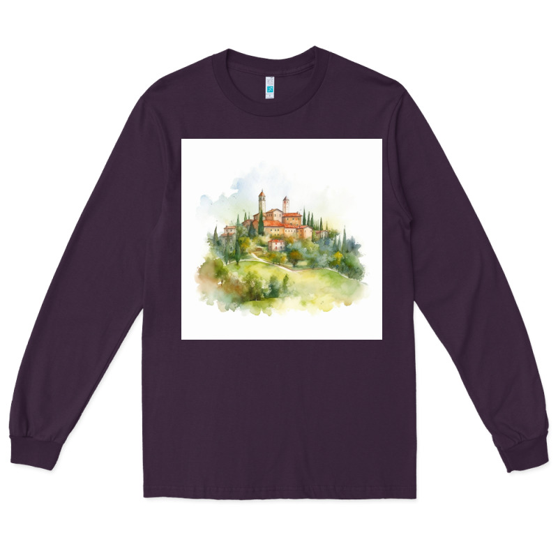 Italy Long Sleeve Tee by Unal Design | Teevron