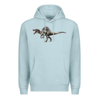 Blue Mist Spinosaurus Premium Hoodie - LillyAllenDesigns