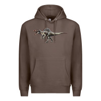 Coffee Spinosaurus Premium Hoodie - LillyAllenDesigns
