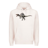 Pale Pink Spinosaurus Premium Hoodie - LillyAllenDesigns