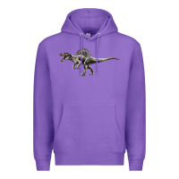 Purple Spinosaurus Premium Hoodie - LillyAllenDesigns