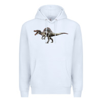 White Spinosaurus Premium Hoodie - LillyAllenDesigns