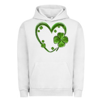 Pigment Lunar Rock st patricks day shamrock heart Urban Hoodie - MaliasSmallBusiness
